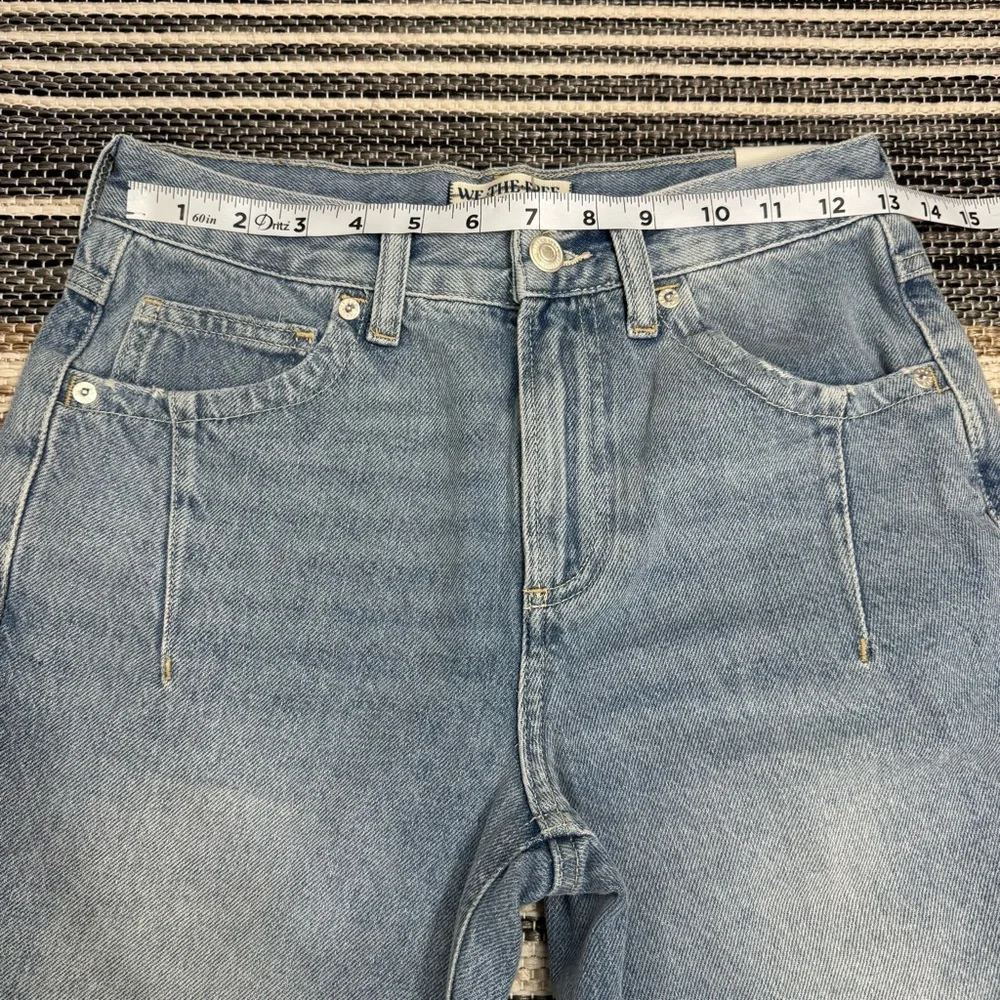 Free People We The Free Ghost Town‎ Denim Shorts 100% Cotton Blue Size 26